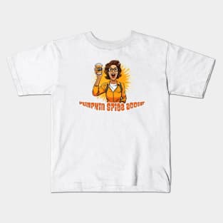 Pumpkin Spice Addict Kids T-Shirt